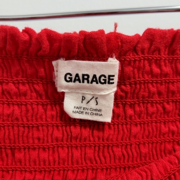 Garage Smocked Tube Top - Size US S - NWOT - Picture 4 of 5